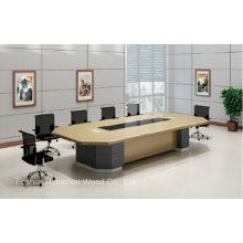 Mobiliário de mesa de conferência de escritório elegante de madeira de escritório (HF-FHY1006)